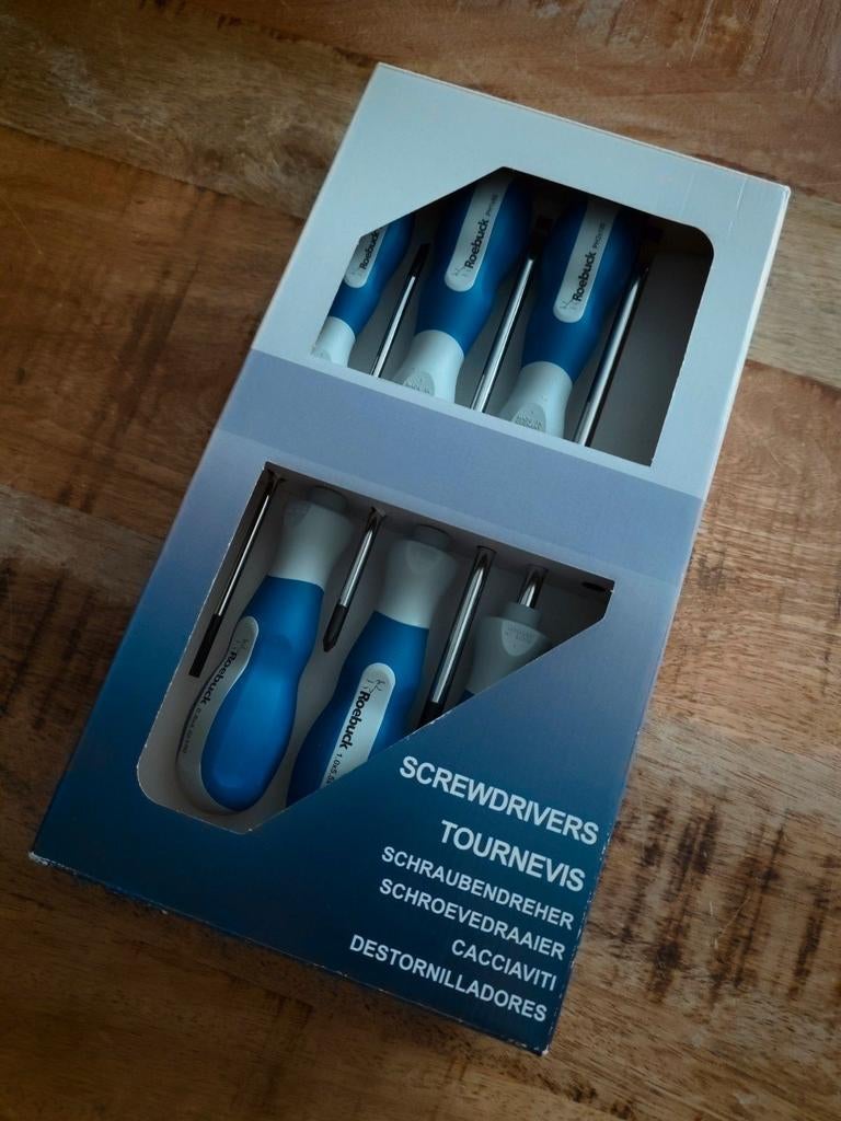 Roebuck professionele 6-delige schroevendraaierset, Ophalen of Verzenden, Nieuw