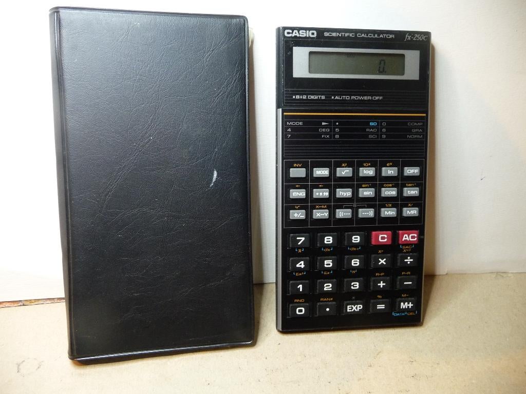 Casio rekenmachine. Type: fx 250C. Verzenden kan ook, Ophalen, Gebruikt