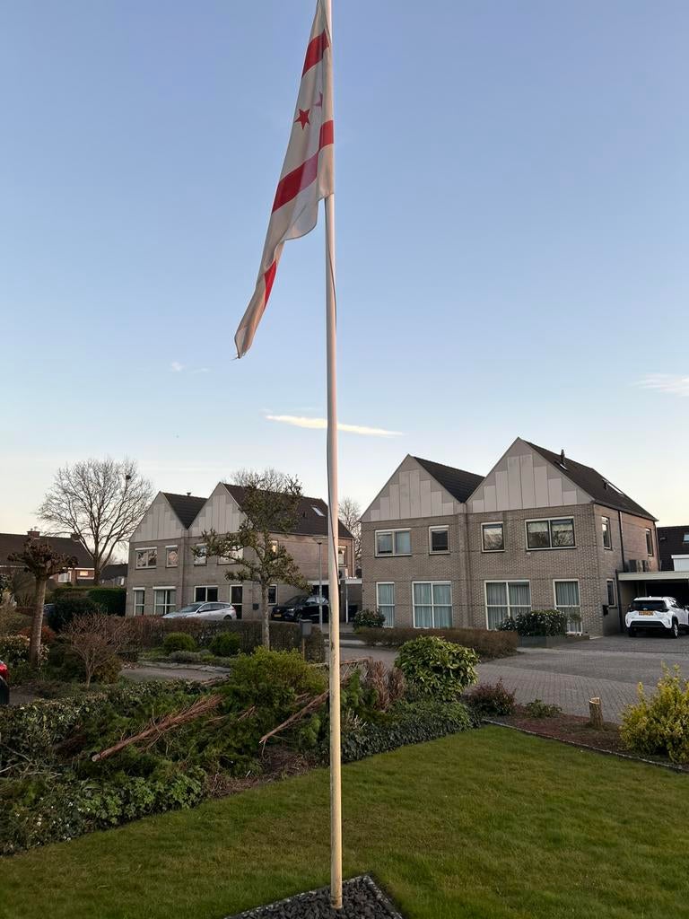 Vlaggemast, Ophalen, Gebruikt