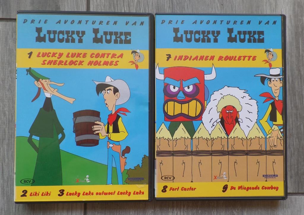 DvD Serie Lucky Luke + Tenderfoot, Europees, Tekenfilm, Alle leeftijden, Ophalen of Verzenden