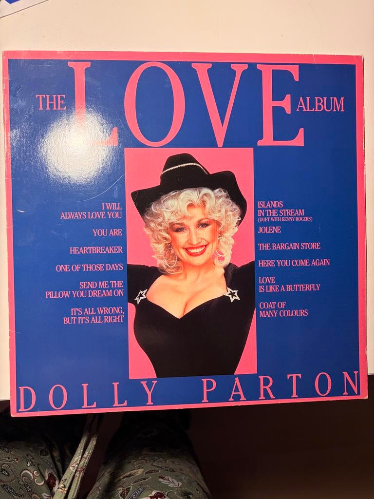 Dolly Parton - The Love Album LP, Gebruikt, 1980 - 1989, Ophalen of Verzenden, Complilatie