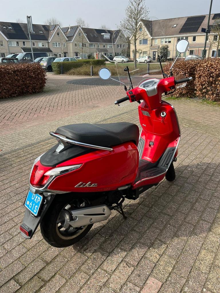 Scooter Kymco New Like 2019 rood E4 (in prijs verlaagd!!!), Ophalen, Gebruikt, Maximaal 45 km/u, Like