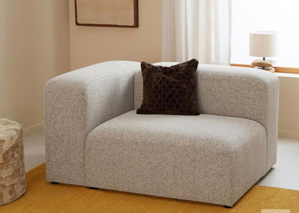 Studio Livit hoek links Ylva, Huis en Inrichting, Banken | Sofa's en Chaises Longues, Ophalen, Eenpersoons, 125 tot 150 cm, Zo goed als nieuw