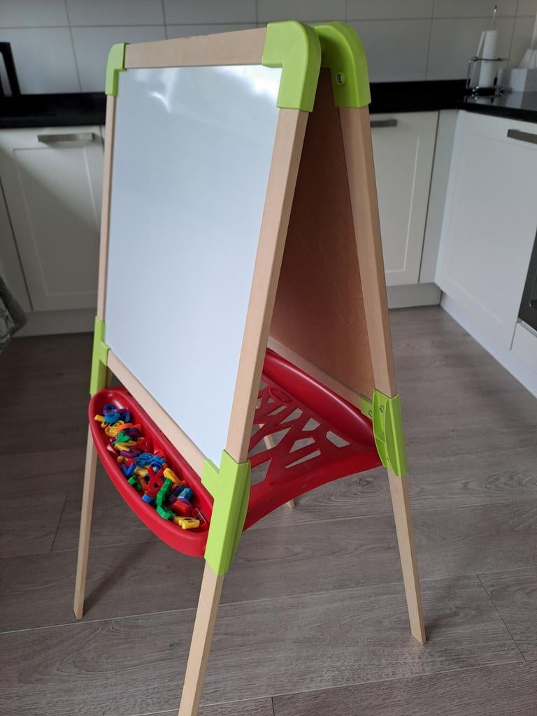 Inklapbaar magneet- en krijtbord Smoby, Ophalen, Zo goed als nieuw, Taal en Lezen