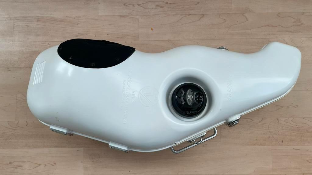 Alt saxofoon oefen koffer - Vibes Saxpartner, Ophalen, Gebruikt, Houtblazer, Met koffer of draagtas