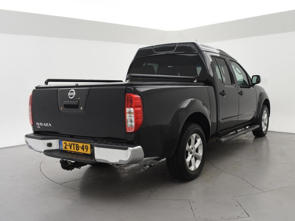 Nissan Navara 2.5 DCI 190 PK AUT. 4X4 5-PERSOONS DOUBLE CAB, Stof, Gebruikt, Overige modellen, 3000 kg