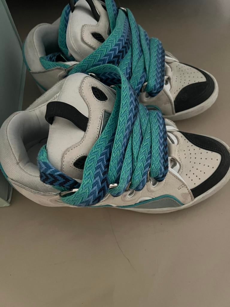 Lanvin Curb Sneakers Maat 42, Kleding | Heren, Schoenen, Verzenden, Zo goed als nieuw, Wit, Sneakers of Gympen