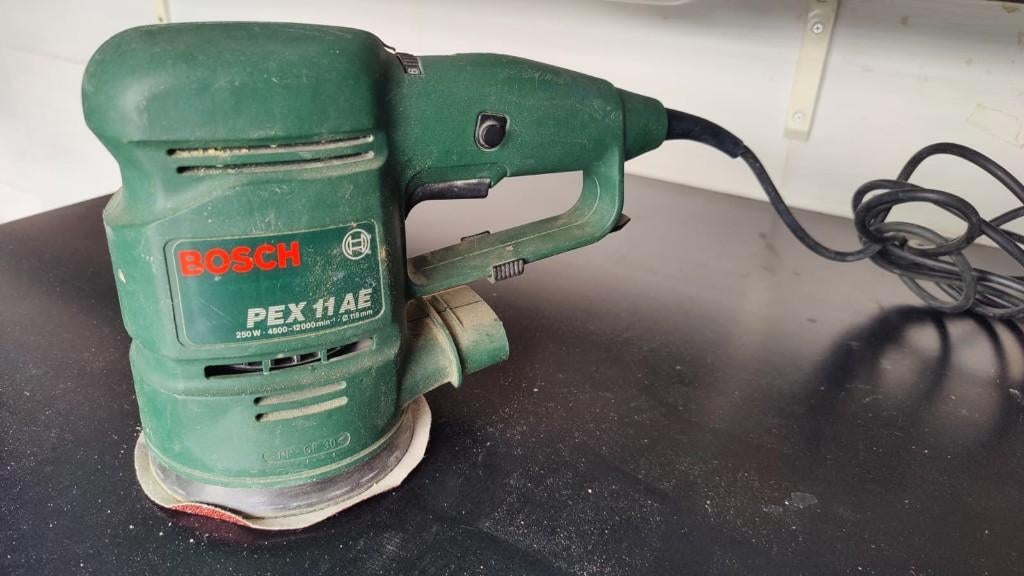 Excentrische schuurmachine Bosch PEX 11 AE, Ophalen, Gebruikt, Minder dan 600 watt, Excentrische schuurmachine