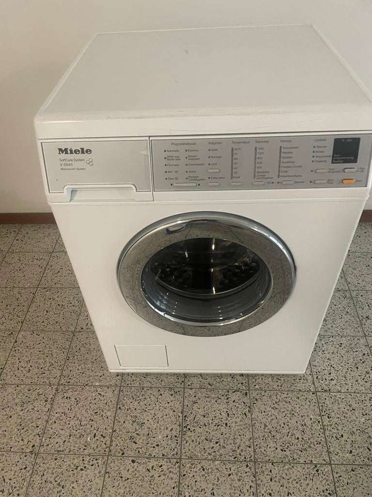 Miele SoftCare System V 5845 wasmachine, Ophalen, Gebruikt, Voorlader, 85 tot 90 cm
