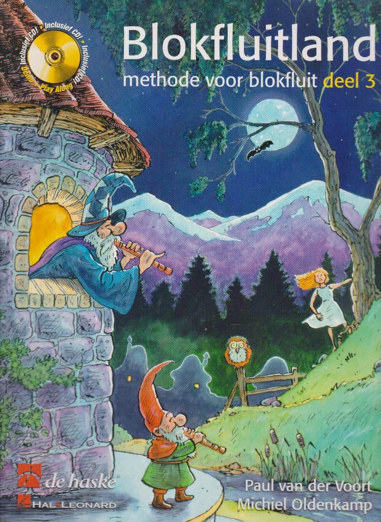 Paul van der Voort / Michiel Oldenkamp - BLOKFLUITLAND, Gebruikt, Ophalen of Verzenden, Blokfluit, Artiest of Componist