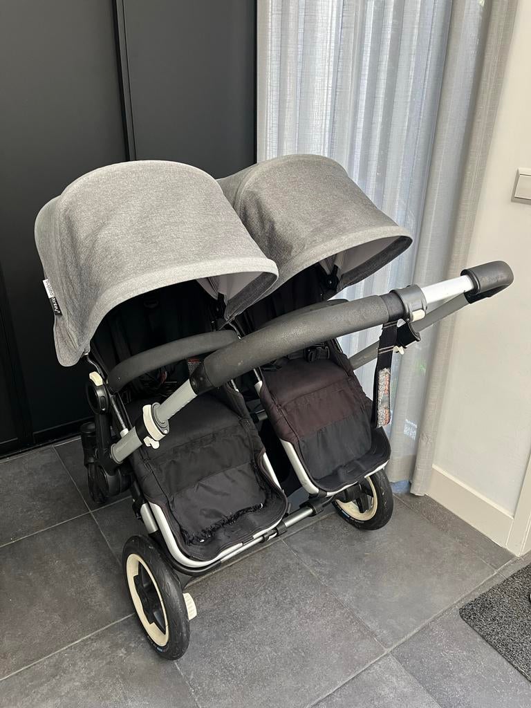 Bugaboo Donkey Duo 2 met veel accessoires, Ophalen, Gebruikt, Combiwagen, Duowagen