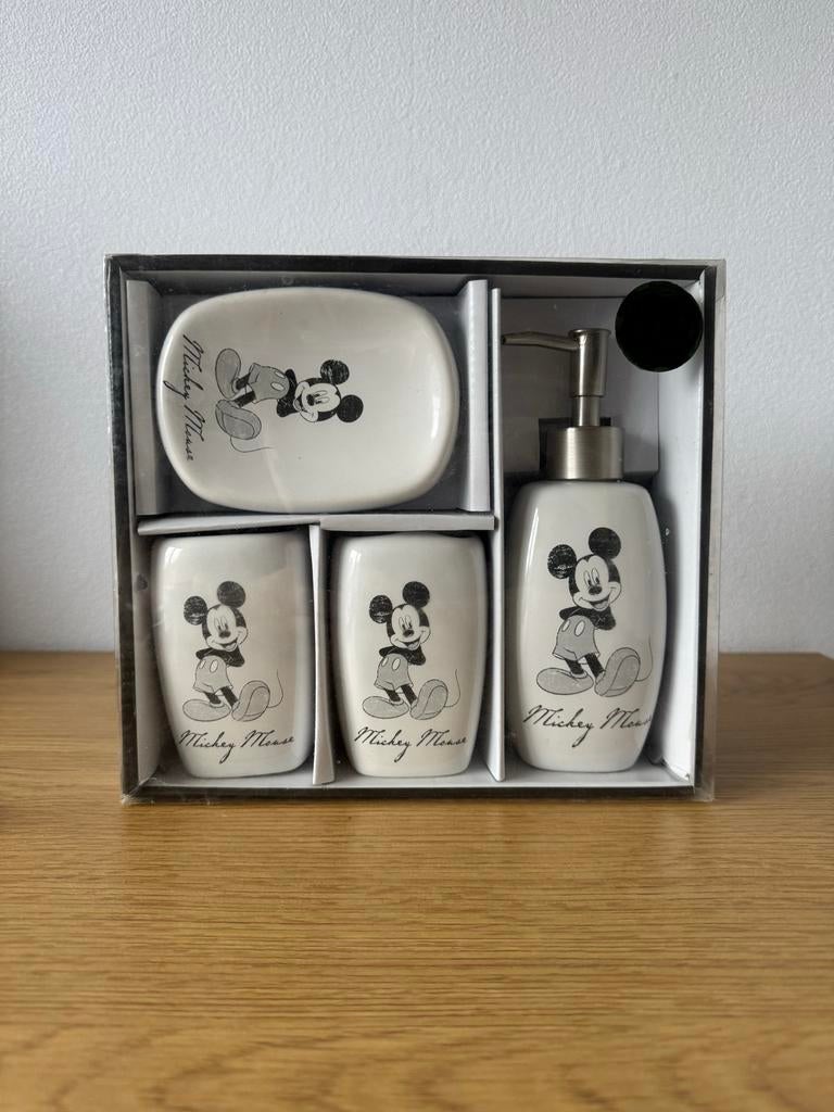 Mickey Mouse Badkamersetje, Ophalen of Verzenden, Nieuw, Wit, Overige typen
