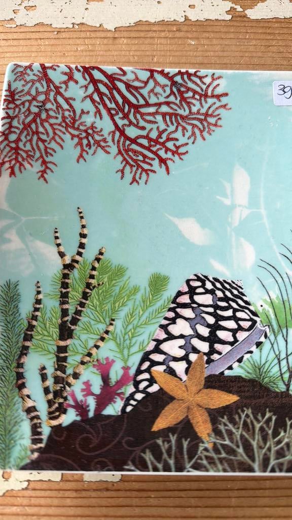 Gien OCÉAN, Ophalen of Verzenden, Zo goed als nieuw, Bord(en), Overige stijlen