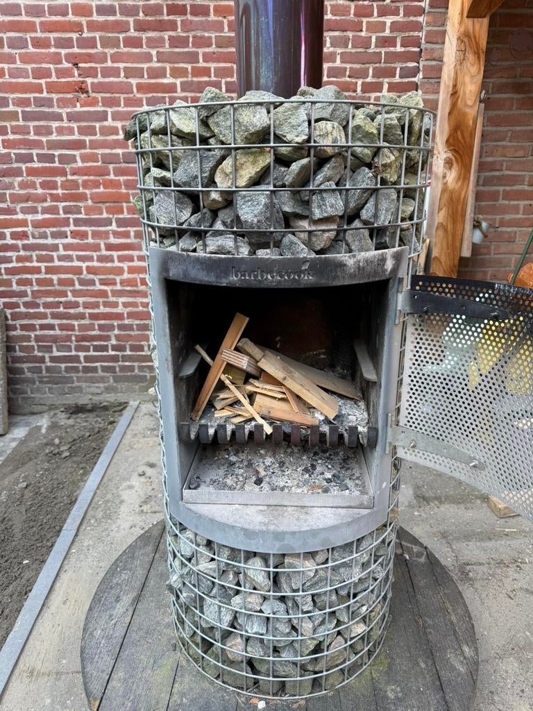 Schanskorf tuinhaard / bbq, Tuin en Terras, Ophalen, Gebruikt