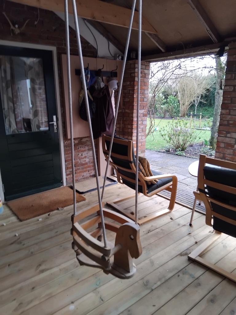 Houten schommelstoel voor peuter, Ophalen, Gebruikt, Schommel
