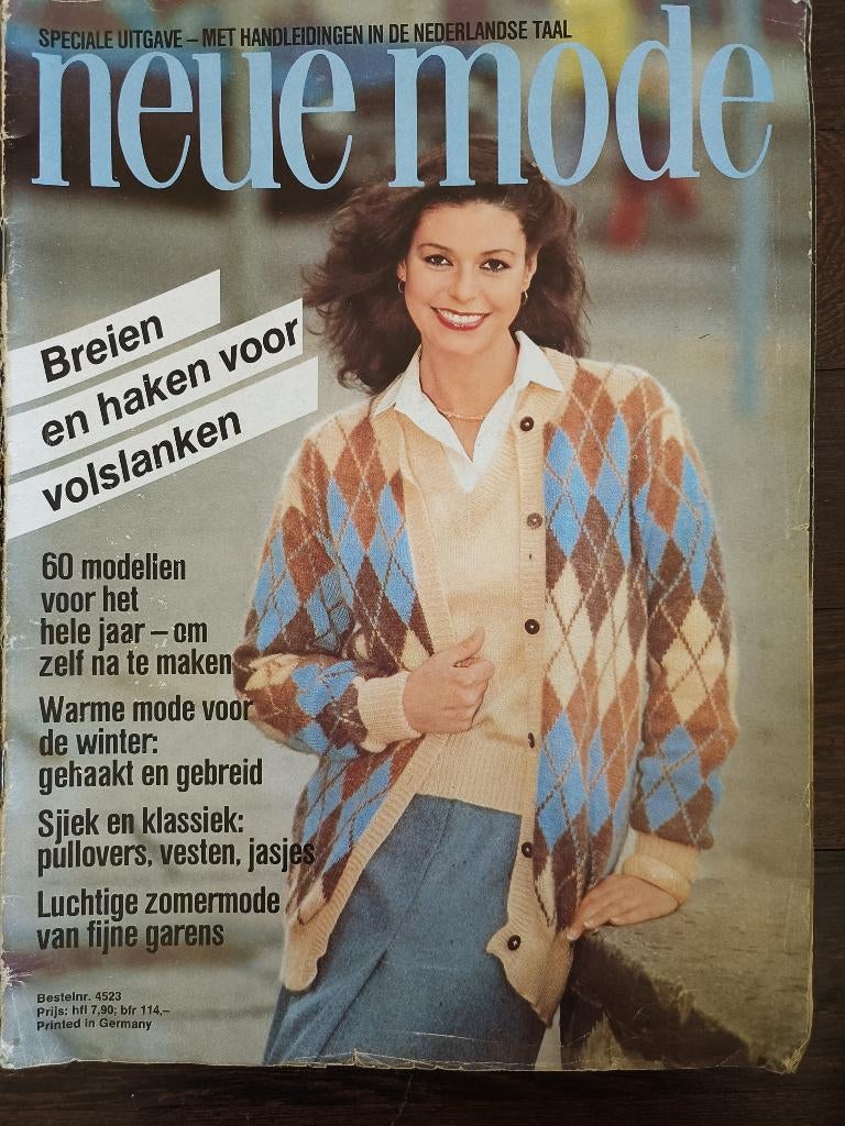 Neue mode breien en haken  voor volslanken 60modellen, Boeken, Hobby en Vrije tijd, Zo goed als nieuw, Breien en Haken, Ophalen of Verzenden