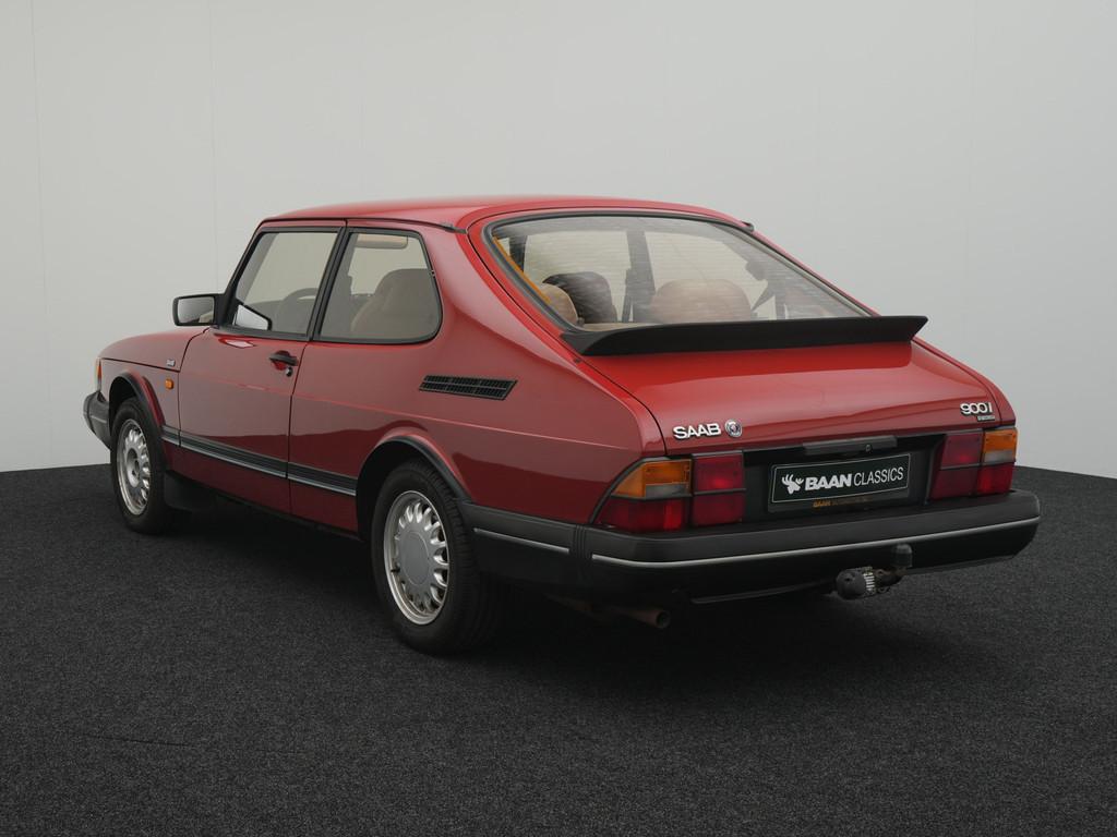 Saab 900 2.0i-16 (bj 1991), Auto's, Oldtimers, Voorwielaandrijving, Stof, Beige, Origineel Nederlands
