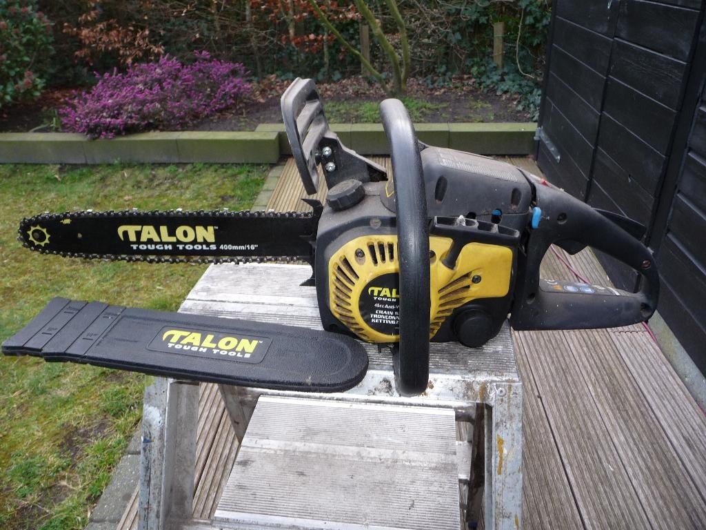 Kettingzaag merk TALON 45cc, Doe-het-zelf en Verbouw, Gereedschap | Zaagmachines, Ophalen, Gebruikt, Kettingzaag, 30 tot 70 mm