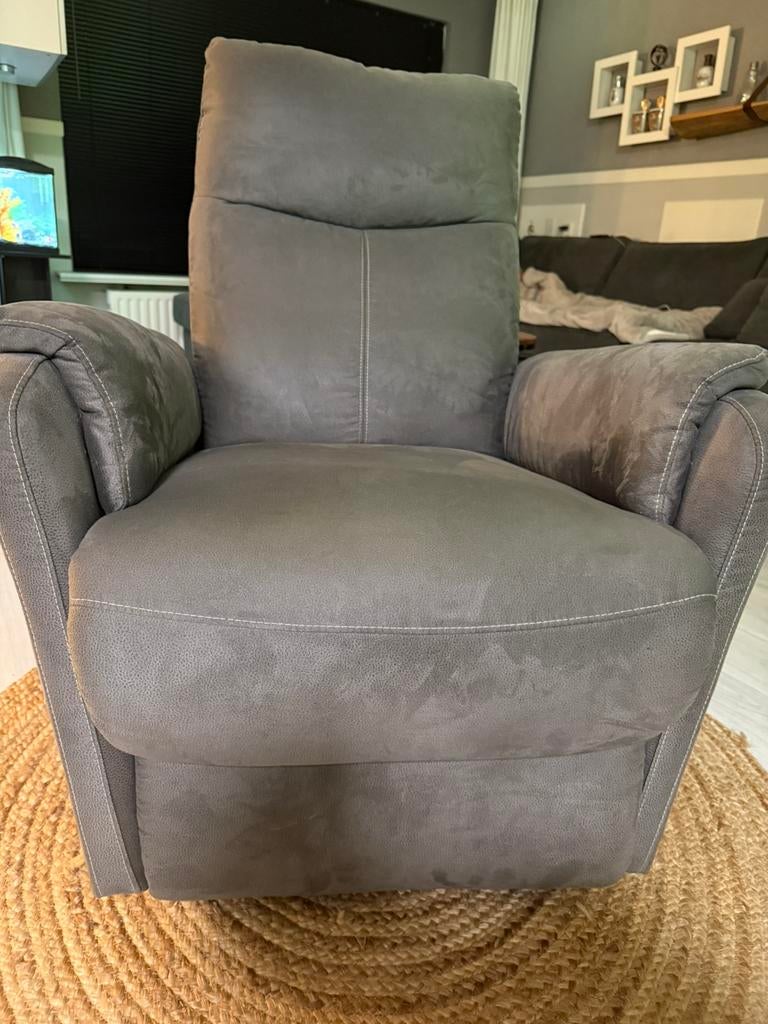 elektrische relaxstoel, Huis en Inrichting, Fauteuils, Ophalen, 75 tot 100 cm, Zo goed als nieuw, Stof