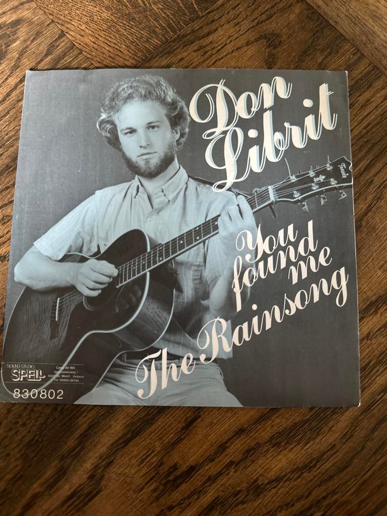 Don Librit – The Rainsong (1983) 7” Single, Cd's en Dvd's, Vinyl Singles, 7 inch, Single, Ophalen of Verzenden, Zo goed als nieuw