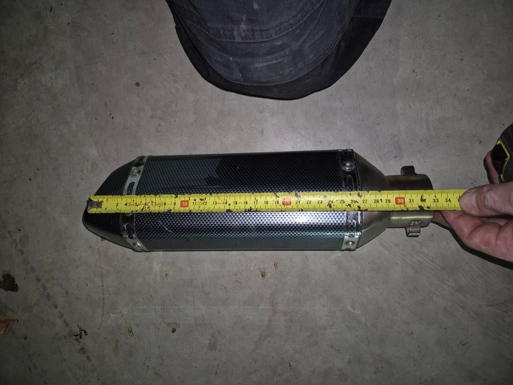 2 stuks carbon uitlaat demper, Ophalen