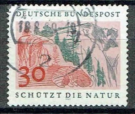 Duitsland 1969 Natuurbescherming, Verzenden, BRD, Gestempeld