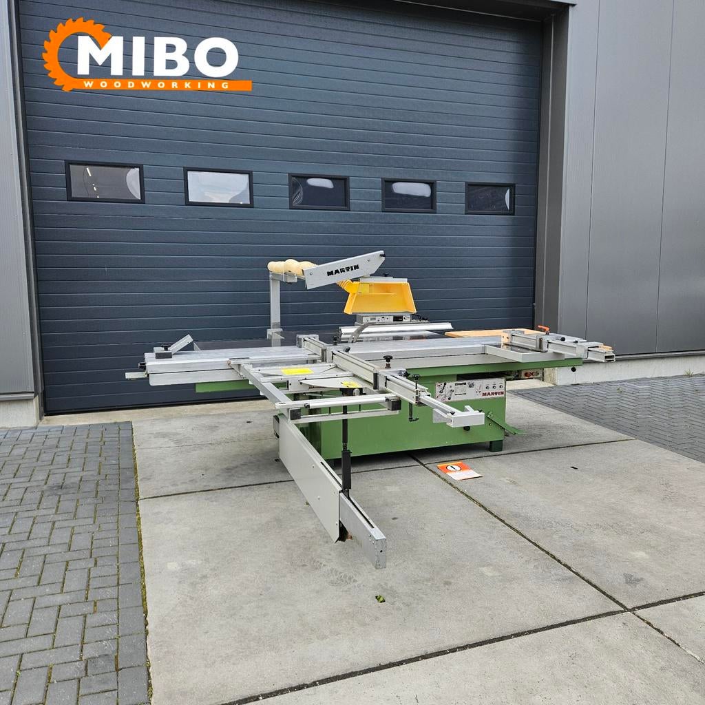 Martin T72 Formaatzaag 3200mm vol opties ** Paneelzaag, 70 mm of meer, Overige typen, Ophalen of Verzenden, Zo goed als nieuw