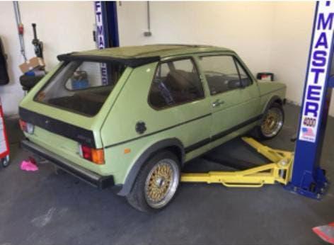 Volkswagen Golf 1.1 L 1976 Groen, 4 cilinders, Handgeschakeld, 50 pk, 736 kg