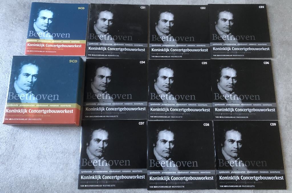 BEETHOVEN - Koninklijk Concertgebouworkest - BOX 9 CD, Boxset, Overige typen, Ophalen of Verzenden, Zo goed als nieuw