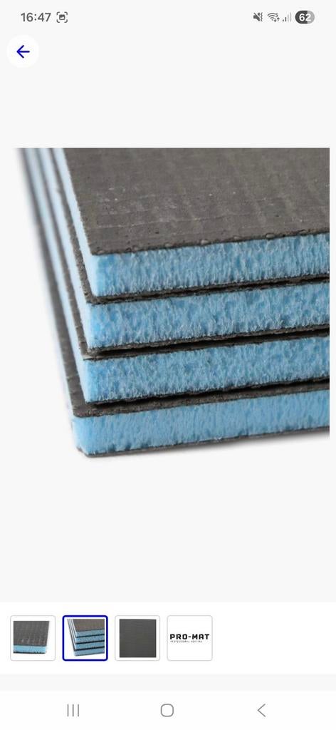 Isolatieplaten 10mm - 5 stuks, Doe-het-zelf en Verbouw, Isolatie en Afdichting, Minder dan 4 cm, Overige materialen, Muurisolatie