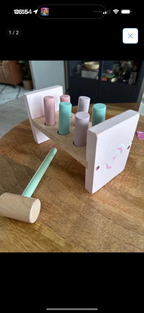 Little Dutch hamerbank roze, Ophalen of Verzenden, Zo goed als nieuw