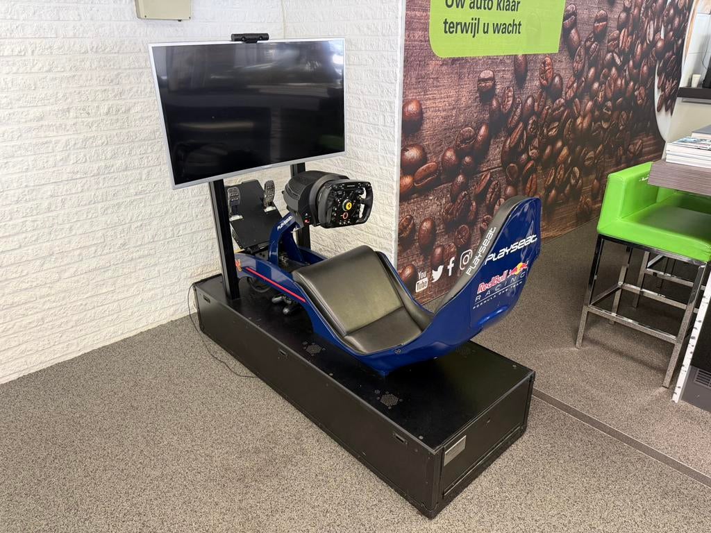 Playseat F1 official Playseat HQ RedBull met verrijdbare box, Ophalen of Verzenden, Zo goed als nieuw, Playseat of Racestoel, PlayStation 1