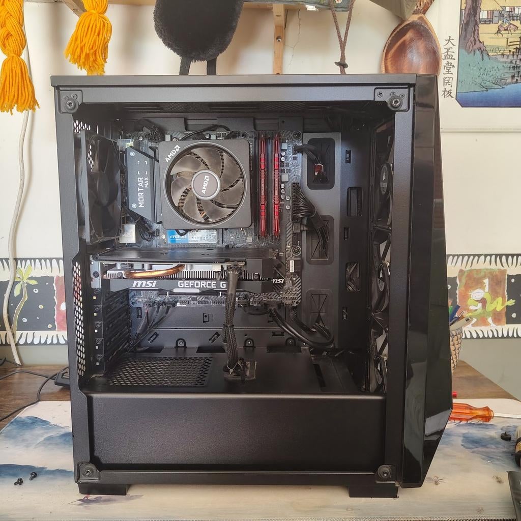 Gaming PC 1660 Super AMD Ryzen 5 3600, Ophalen of Verzenden, Zo goed als nieuw, Gaming, HDD