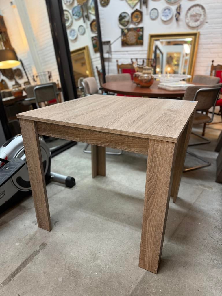 Eettafel taupe, Ophalen, Zo goed als nieuw, Rechthoekig, 50 tot 100 cm