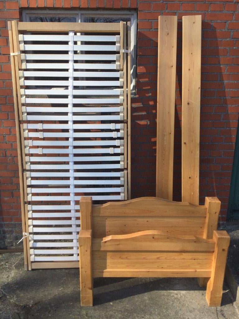 bed, Ophalen, 90 cm, Eenpersoons, Zo goed als nieuw