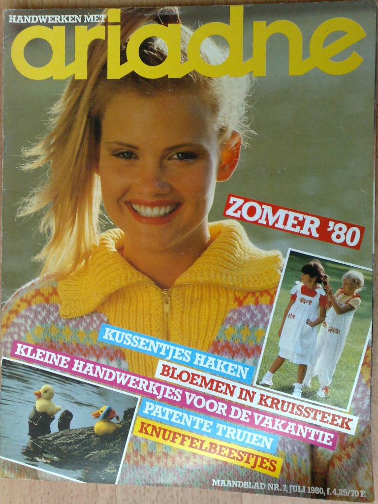 20 x Ariadne uit jaargang 1980 en 1981 en 1982 en 1984, Hobby en Vrije tijd, Breien en Haken, Verzenden, Zo goed als nieuw, Breien of Haken