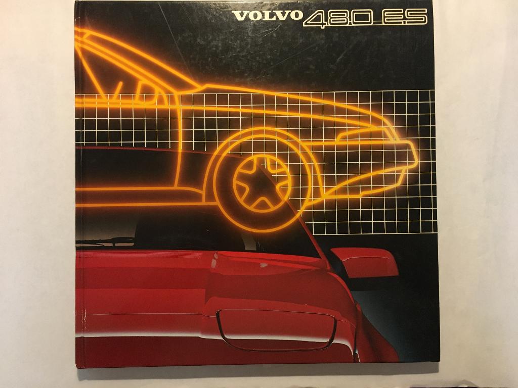 Volvo 480 ES brochure / folder / hardcover boek 1986, Ophalen of Verzenden, Zo goed als nieuw, Volvo