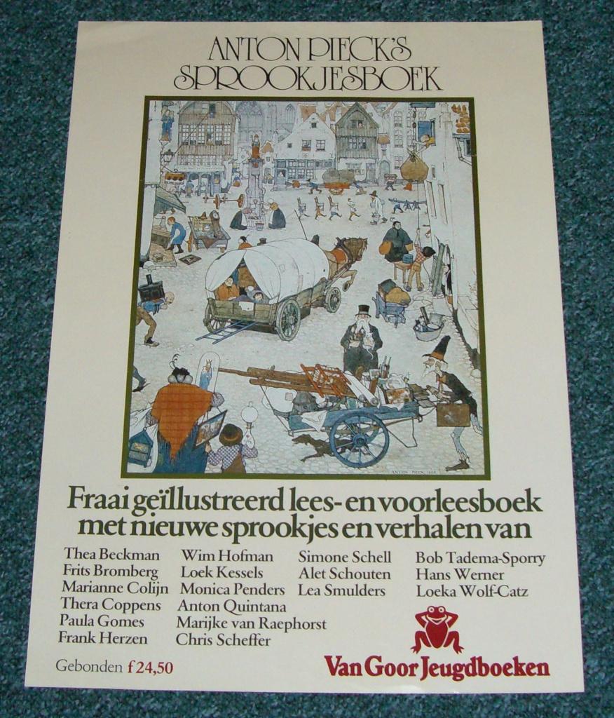Heel veel grote prenten en posters van Anton Pieck, Antiek en Kunst, Kunst | Tekeningen en Foto's, Ophalen of Verzenden