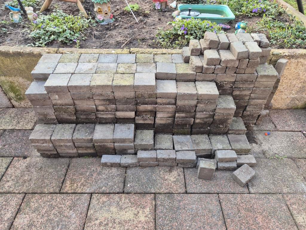 Gratis gebruikte klinkers, Tuin en Terras, Ophalen, Gebruikt, Beton, Klinkers
