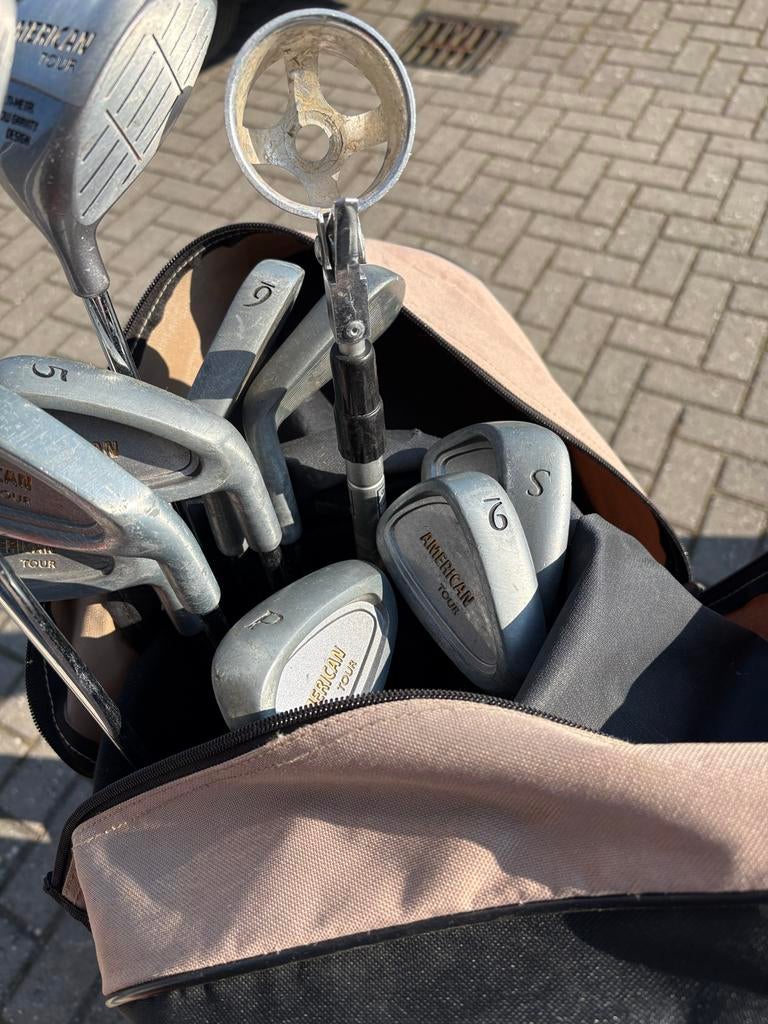 American Tour golfset met tas - complete set, Ophalen of Verzenden, Gebruikt, Set, Overige merken