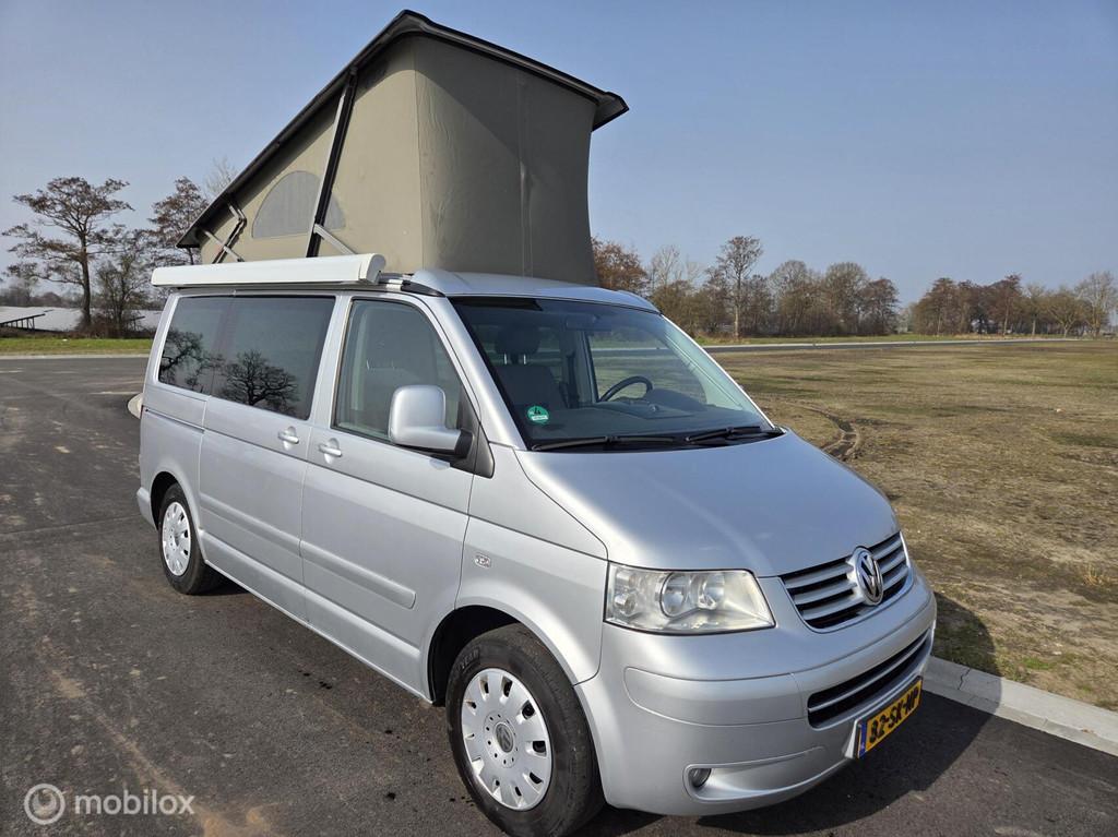 Volkswagen T5 California 2.5TDI ☆Automaat, Hefdak, Airco, Caravans en Kamperen, Campers, Automaat, Volkswagen, Bedrijf, Diesel