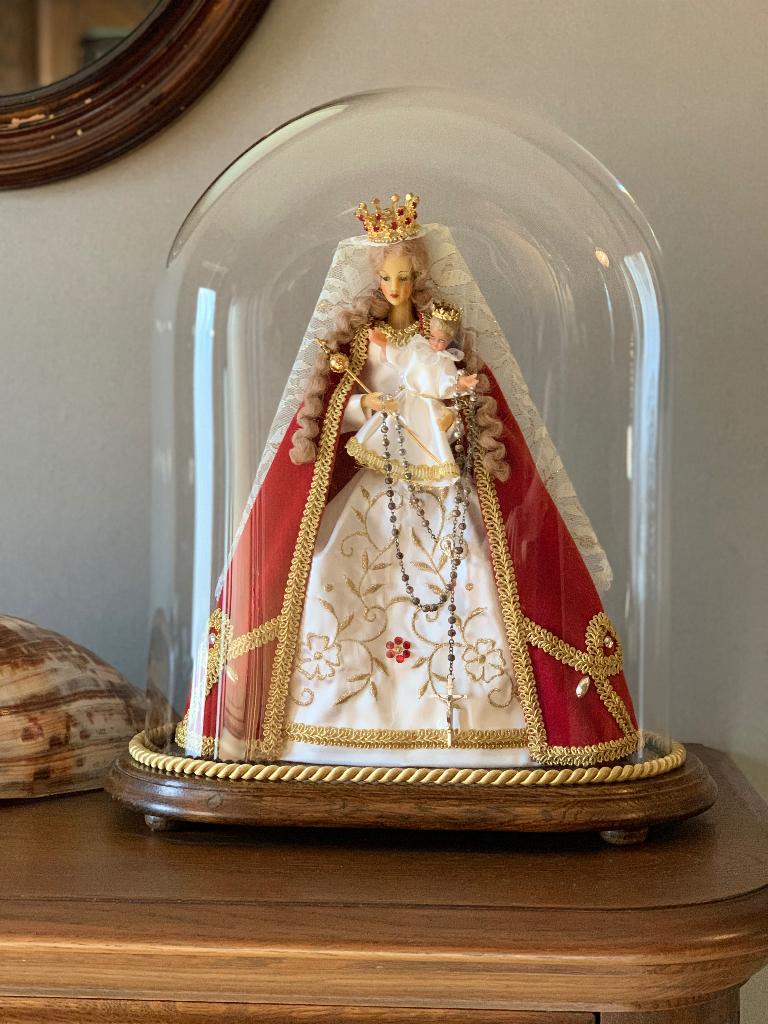 Madonna met Kind onder stolp, Ophalen of Verzenden