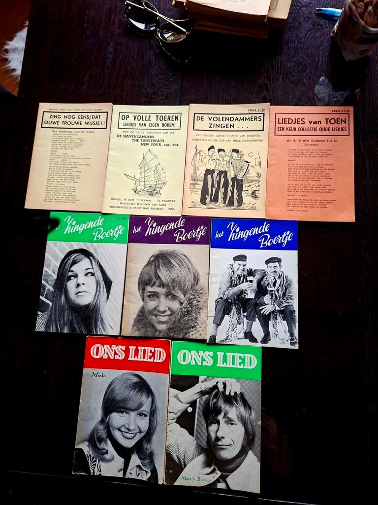 Vintage zangbundels  vanaf 1920, Boeken, Ophalen of Verzenden, Gelezen, Artiest