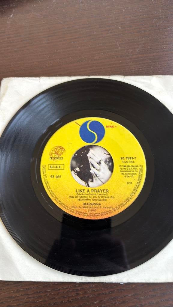 Italië Like a Prayer Madonna, Cd's en Dvd's, Vinyl Singles, Gebruikt, 7 inch, Single, Ophalen of Verzenden