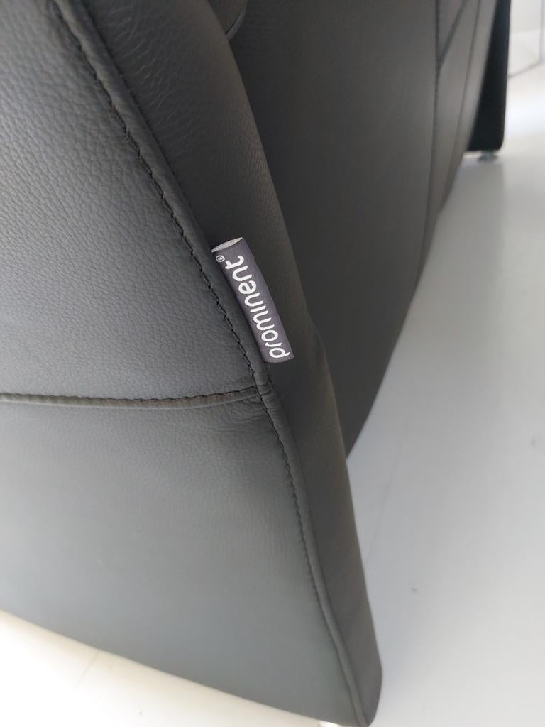 Leren tweezitsbank van Prominent, Ophalen, Gebruikt, 150 tot 200 cm, Modern klassiek