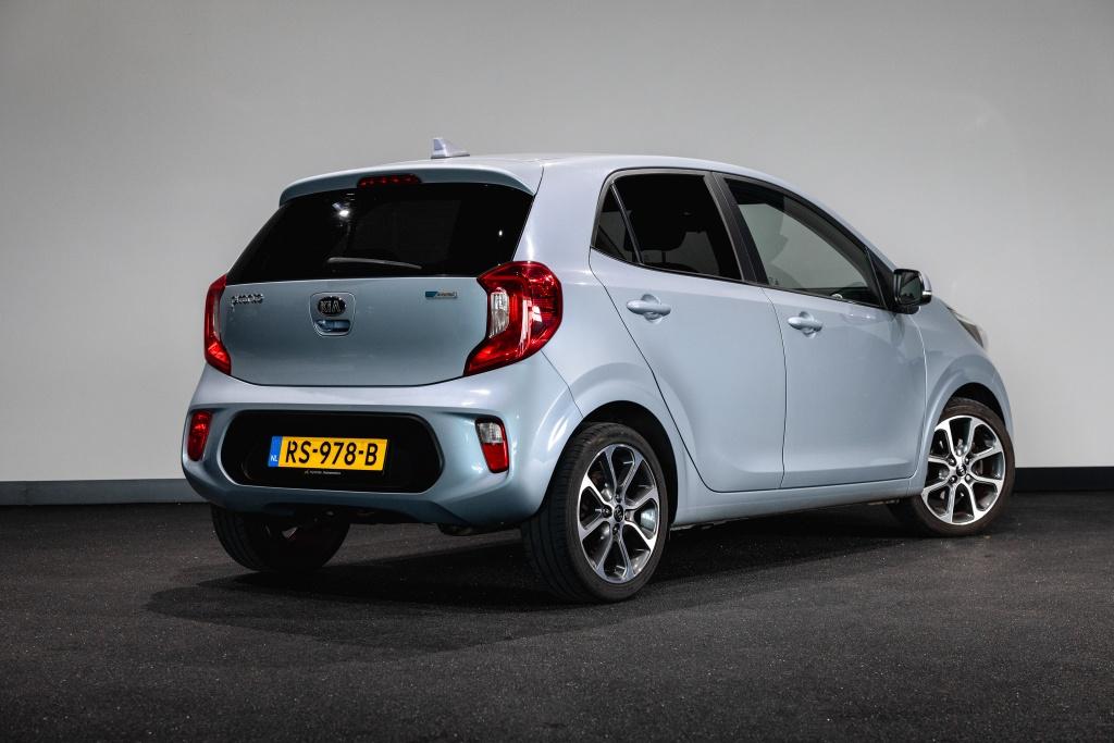 Kia Picanto 1.0 CVVT Design Ed. | Carplay | Camera | Cruise, Keurmerk '100% Onderhouden', 12 maanden, Stof, Gebruikt