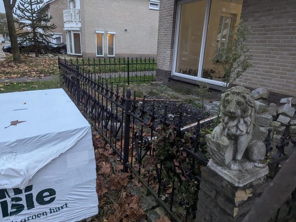Hoge kwaliteit tuin hek, Ophalen of Verzenden, Gebruikt, IJzer, Tuinhek