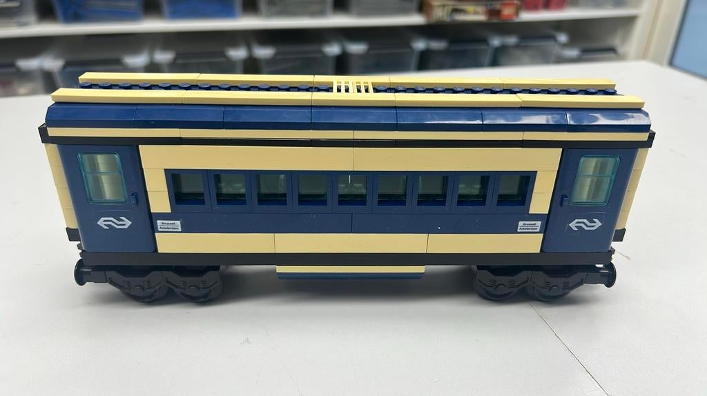 SB2764 Lego trein  MOC luxe passagiers wagon, Ophalen of Verzenden, Zo goed als nieuw