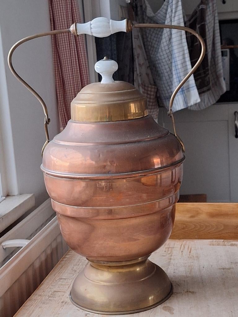 retro/vintage/doofpot/koper/verzamelen/kachel/decoratie, Ophalen of Verzenden