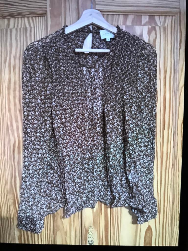 Sezane, Kleding | Dames, Bruin, Maat 46/48 (XL) of groter, Ophalen of Verzenden, Zo goed als nieuw